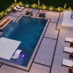 3D CAD Design Swimming Pool 8