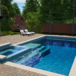 3D CAD Design Swimming Pool 5