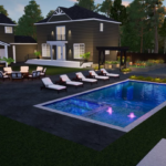 3D CAD Design Swimming Pool 3